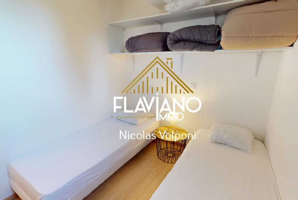 Appartement T2 de 24,50 m² au Le Sauze avec station skiing et parking 