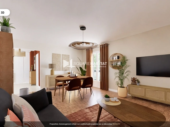 Spacieux appartement T4 à Gap avec vue et balcon - Opportunité d'investissement ou résidence familiale