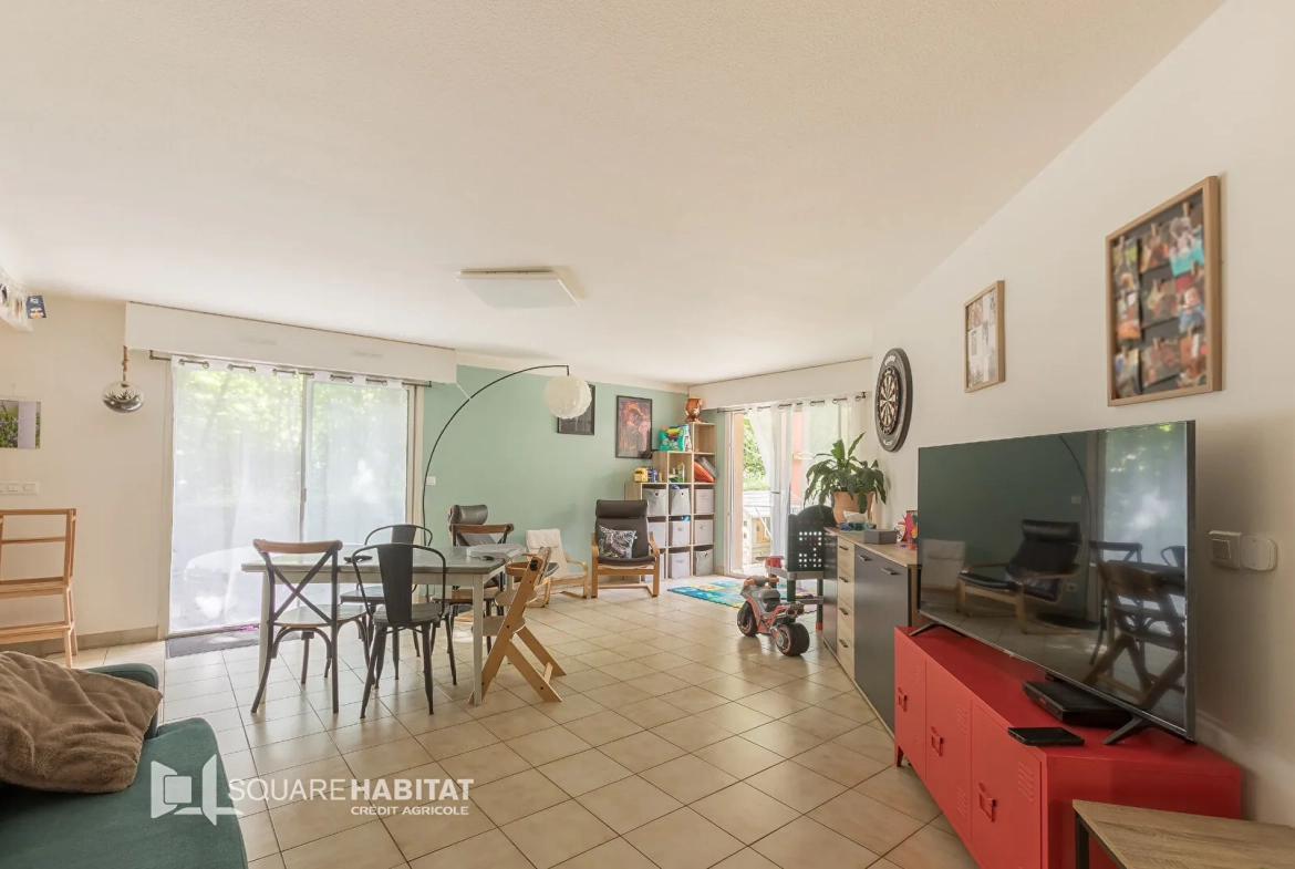 Appartement de 97m2 à Gap avec jardin, garage et cave, proche du centre-ville 