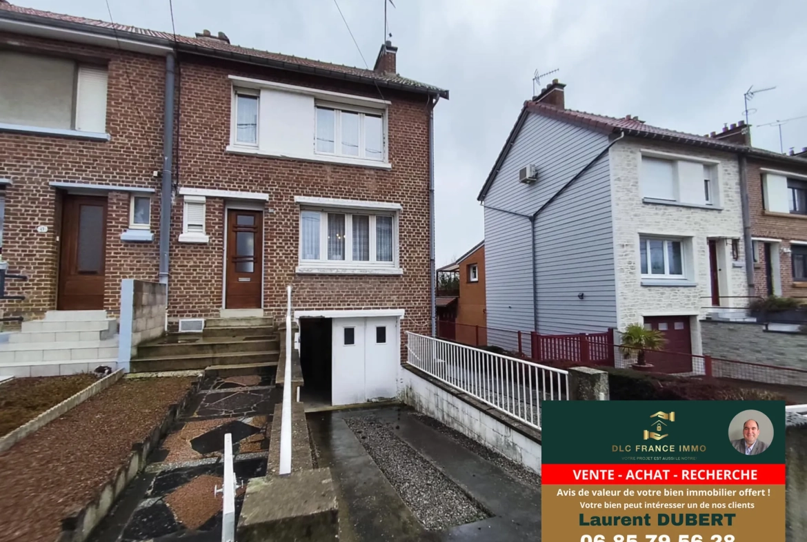 Maison à vendre à Aulnoye-Aymeries avec 3 chambres et garage - Secteur calme 