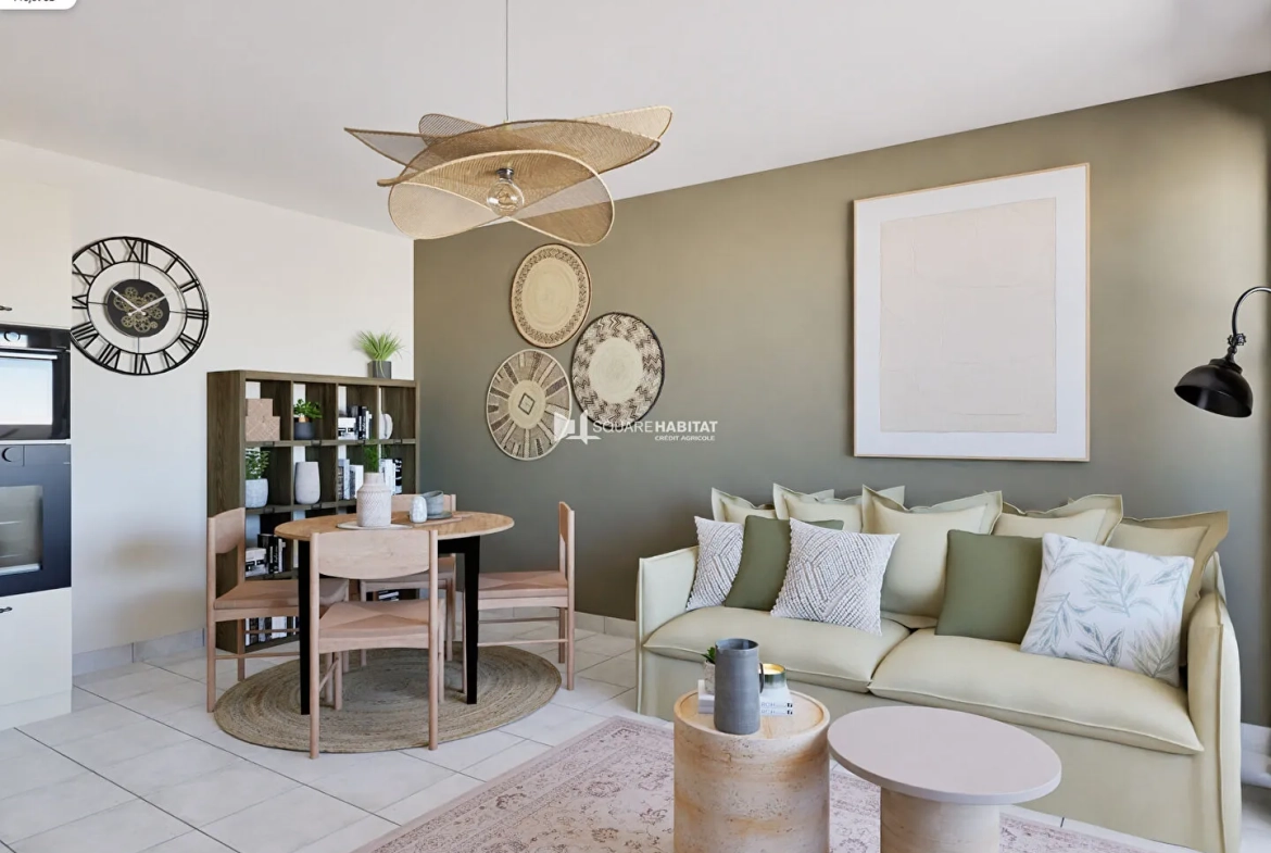 Appartement 3 pièces à Gap avec terrasse et parking, idéal investisseur ou résident 