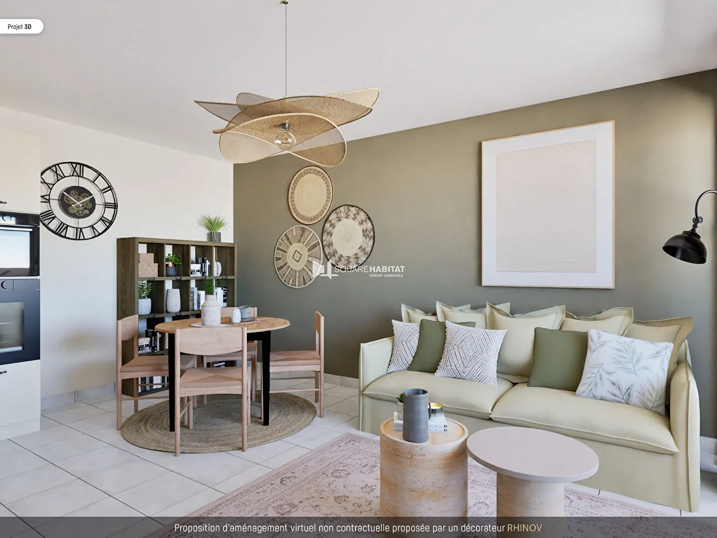 Appartement 3 pièces à Gap avec terrasse et parking, idéal investisseur ou résident 