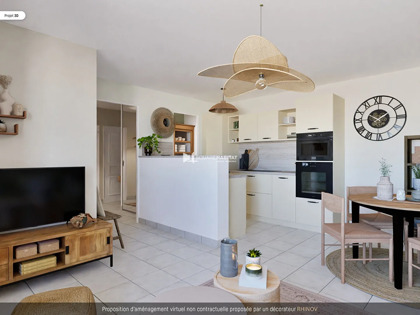 Appartement 3 pièces à Gap avec terrasse et parking, idéal investisseur ou résident 