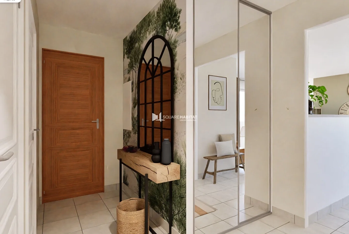 Appartement 3 pièces à Gap avec terrasse et parking, idéal investisseur ou résident 