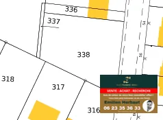 Terrain à bâtir de 805 m² à Aulnoye-Aymeries, emplacement calme 