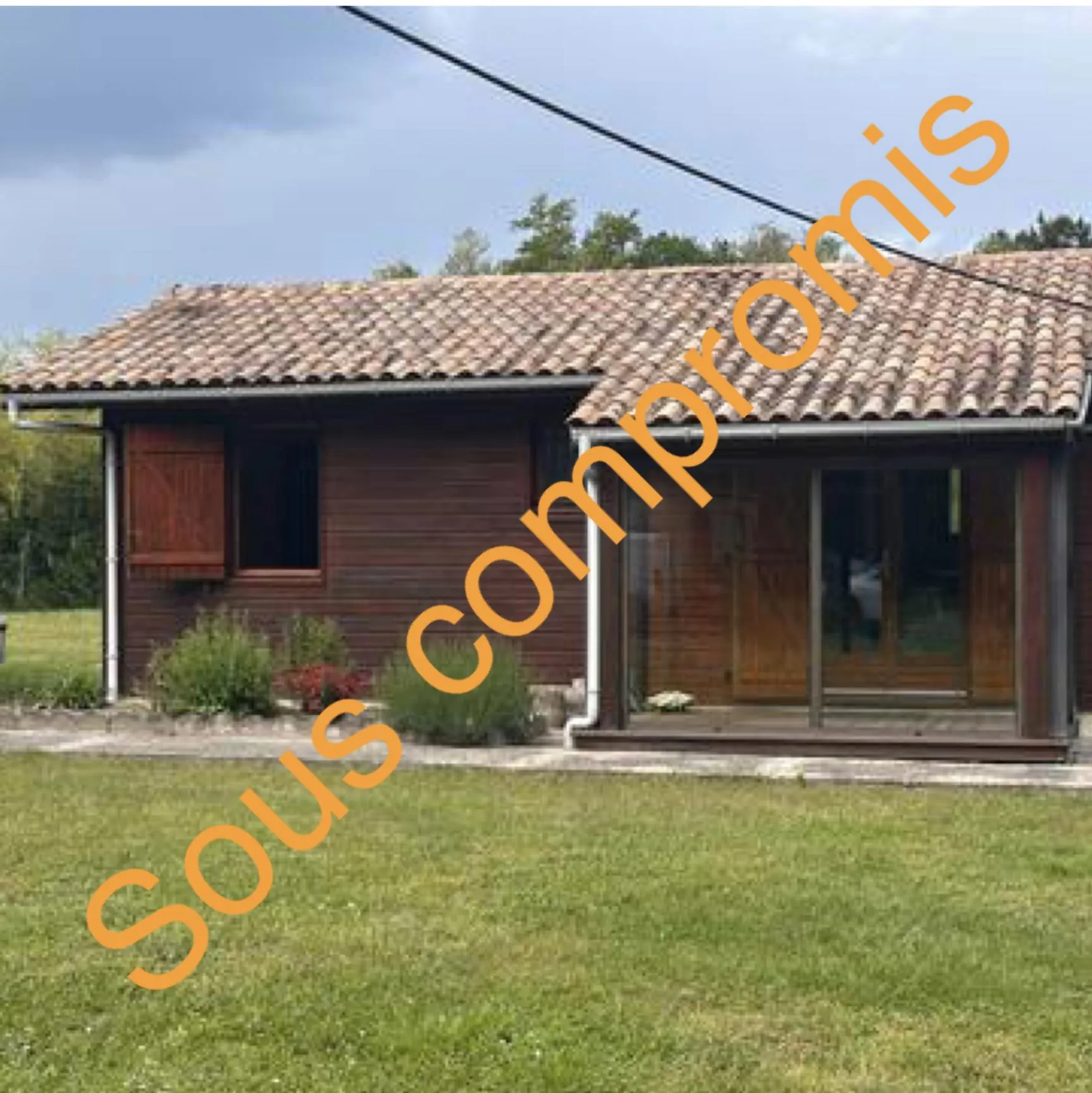 Maison en ossature bois sur terrain boisé à Berson, idéal pour premier achat ou investissement 