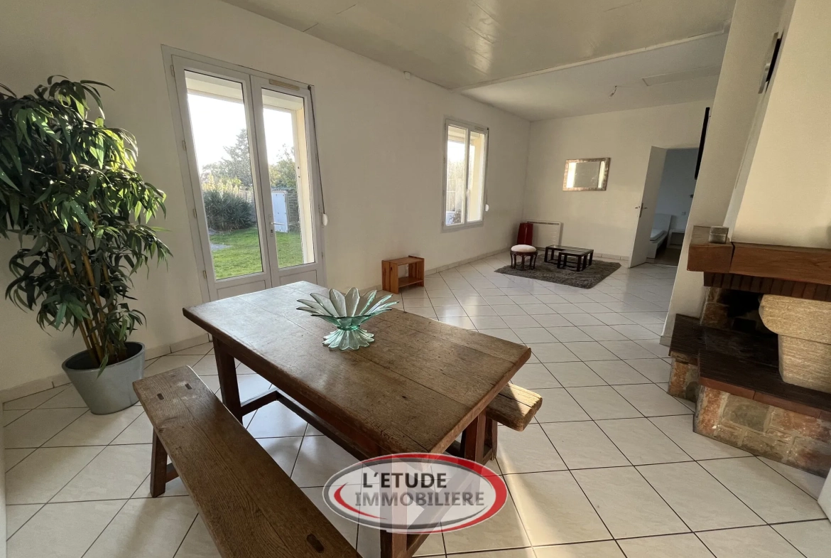 Maison de plain-pied à Saint-Herblain Centre-ville avec dépendance et garage 