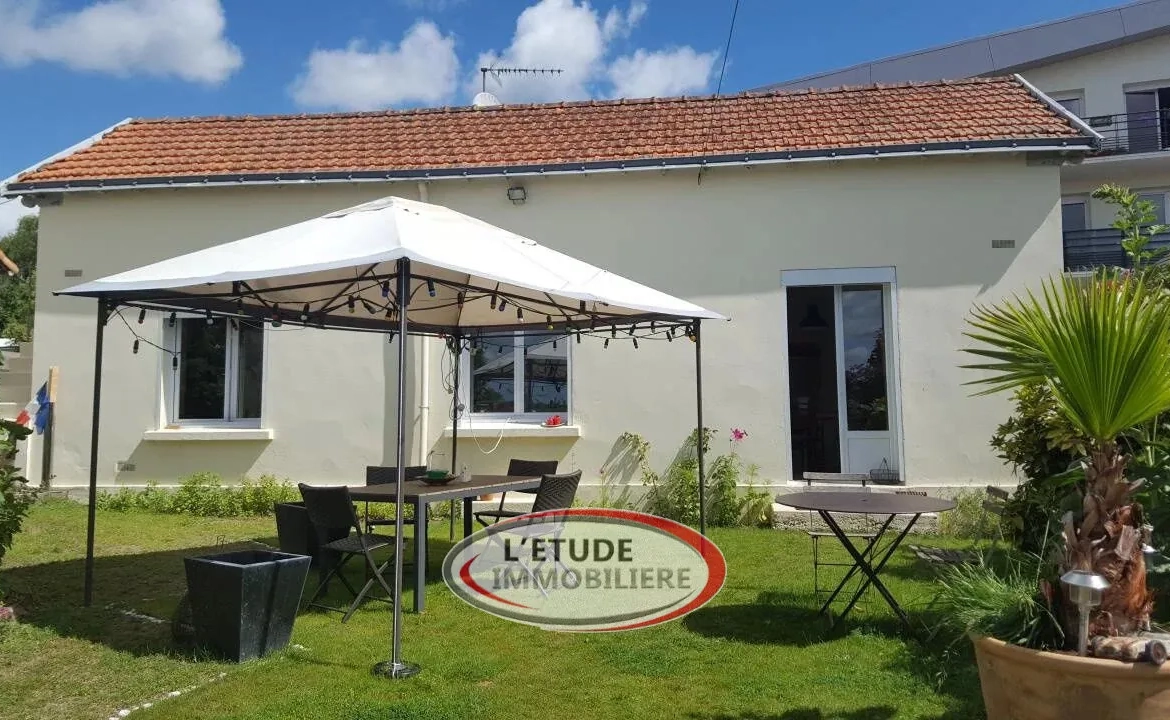 Maison de plain-pied à Saint-Herblain Centre-ville avec dépendance et garage 