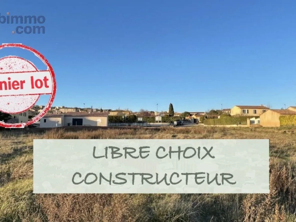Terrain constructible de 512 m² à Pourrières avec vue sur la Sainte Victoire