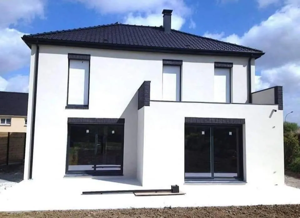 Maison contemporaine avec 4 chambres à Morgny-la-Pommeraye, proche Rouen 