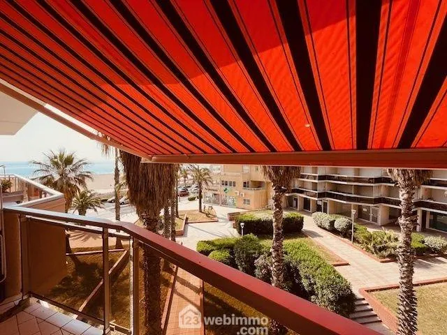 Appartement 2 pièces rénové avec terrasse vue mer à Canet-en-Roussillon 