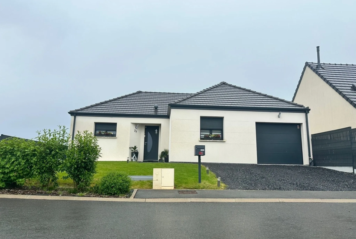 Maison moderne de plain-pied à La Haye-Malherbe avec 3 chambres 