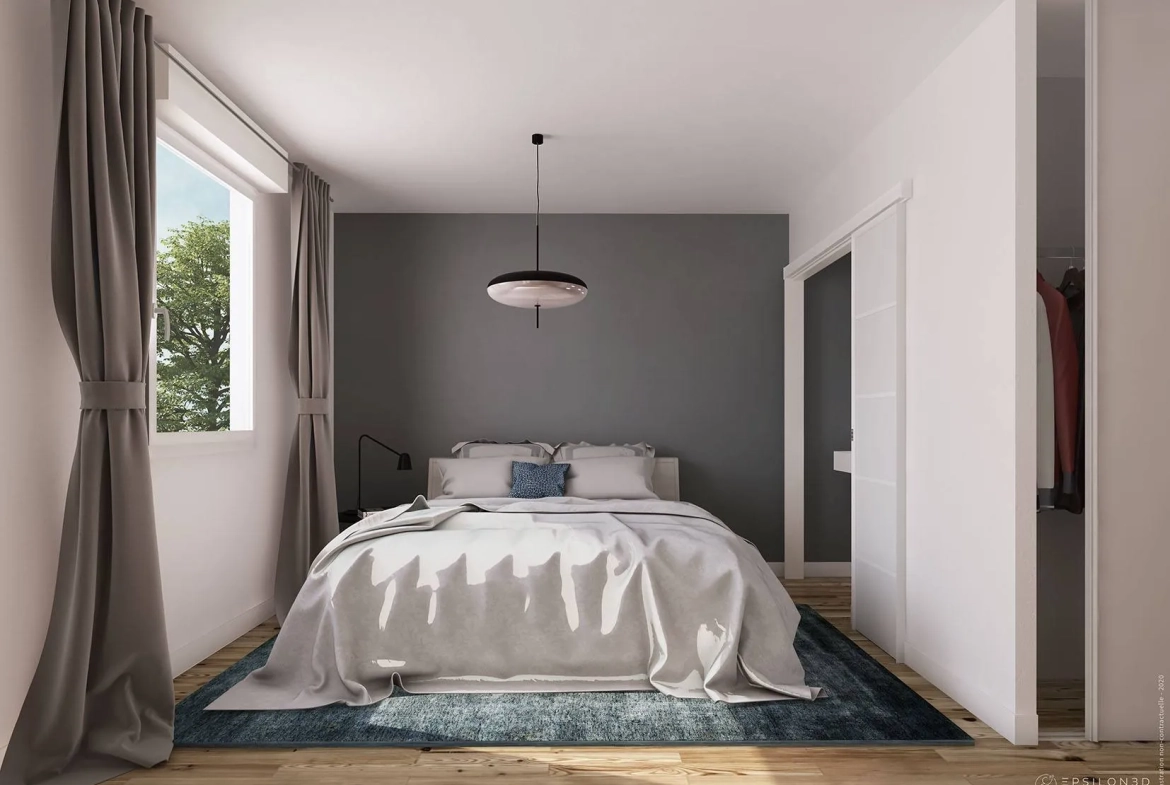 Maison moderne de plain-pied à La Haye-Malherbe avec 3 chambres 