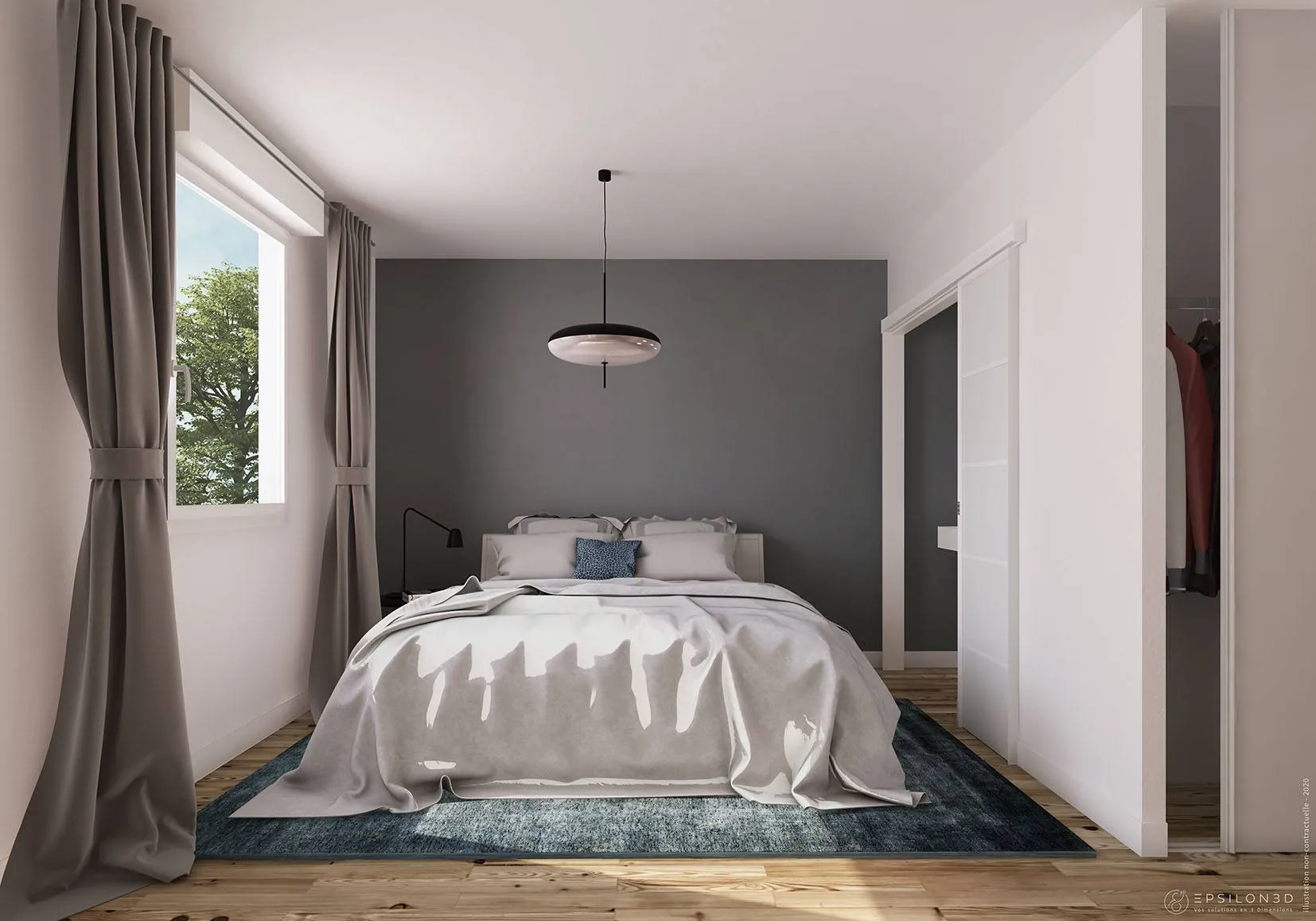 Maison moderne de plain-pied à La Haye-Malherbe avec 3 chambres 