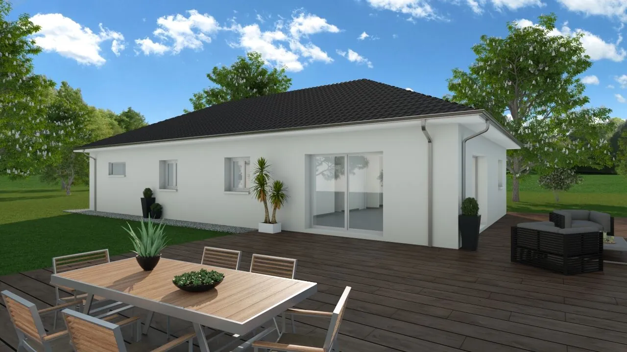 Maison neuve de 90 m² avec jardin sud à Le Pont-de-Beauvoisin 