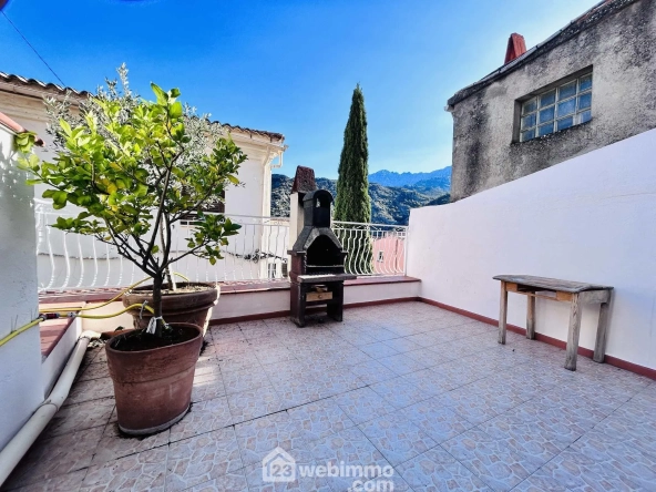 Belle maison de village de 128m² à Muro en Balagne avec terrasse et vue montagne