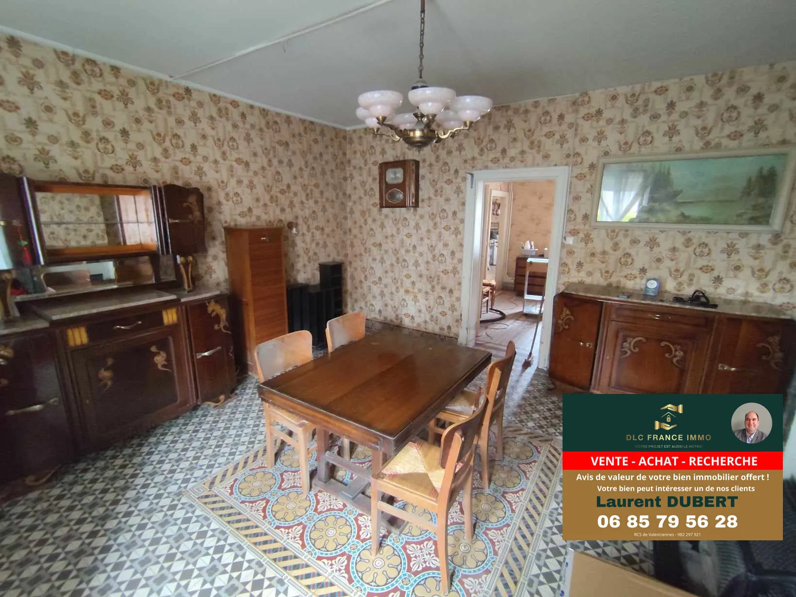 Maison à rénover avec potentiel à Aulnoye-Aymeries - Grand terrain et garage 