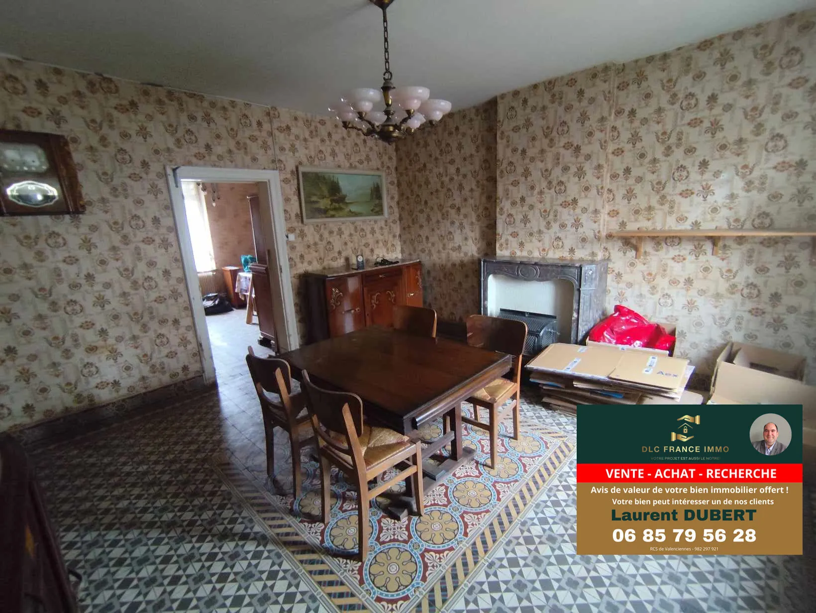 Maison à rénover avec potentiel à Aulnoye-Aymeries - Grand terrain et garage 