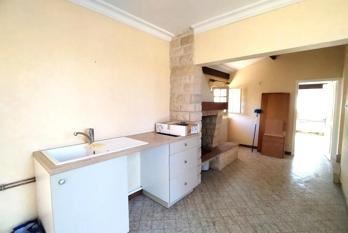 Maison de campagne avec jardin à 8 km de LANGON - 2 chambres et garage 