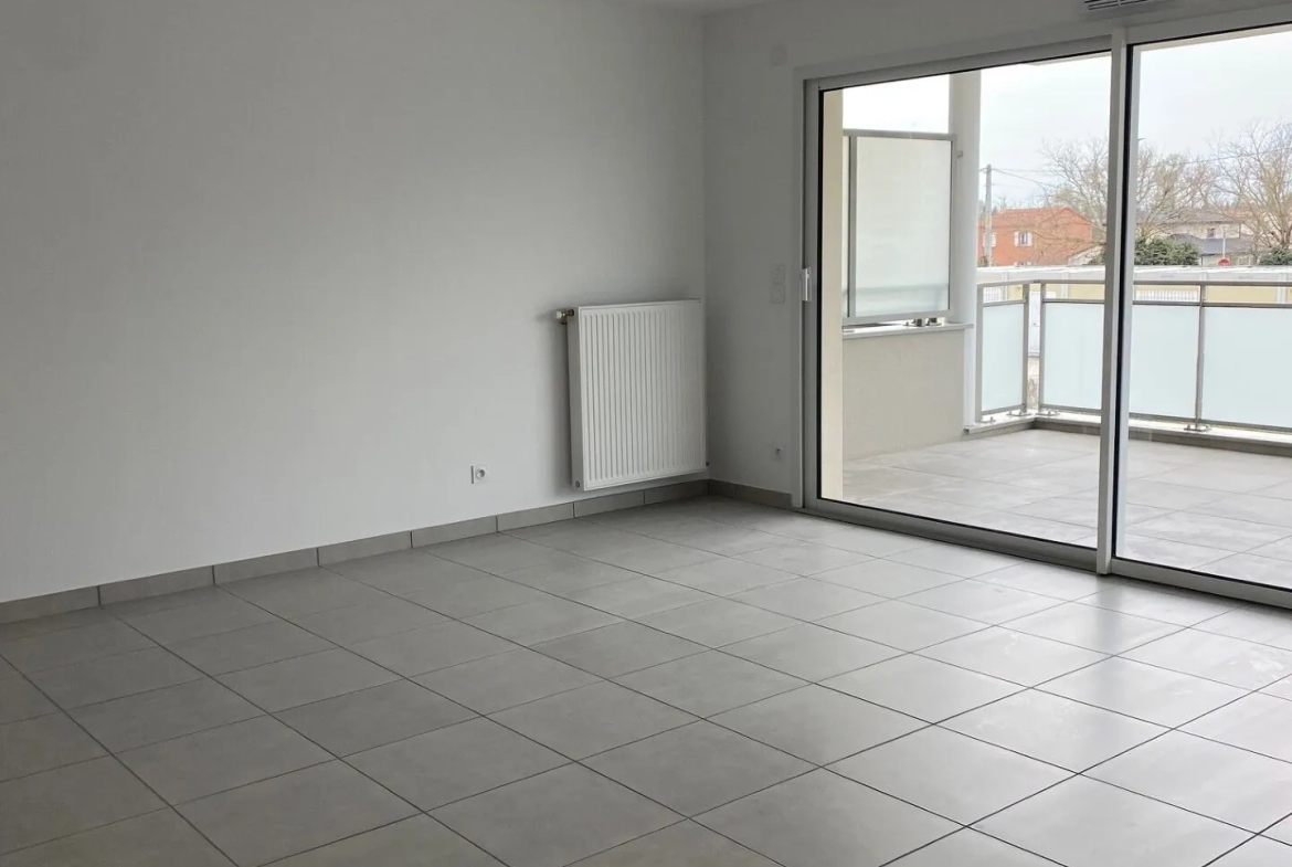 Appartement T2 lumineux de 54 m² avec grande terrasse exposée sud à Tournon-sur-Rhône 