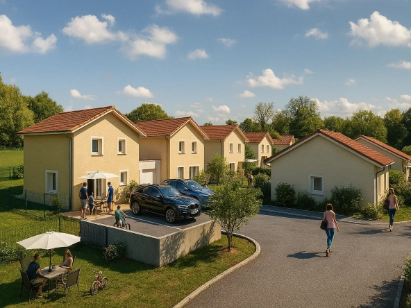 Belle maison en VEFA à Chirens avec 3 chambres, garage et emplacement privilégié