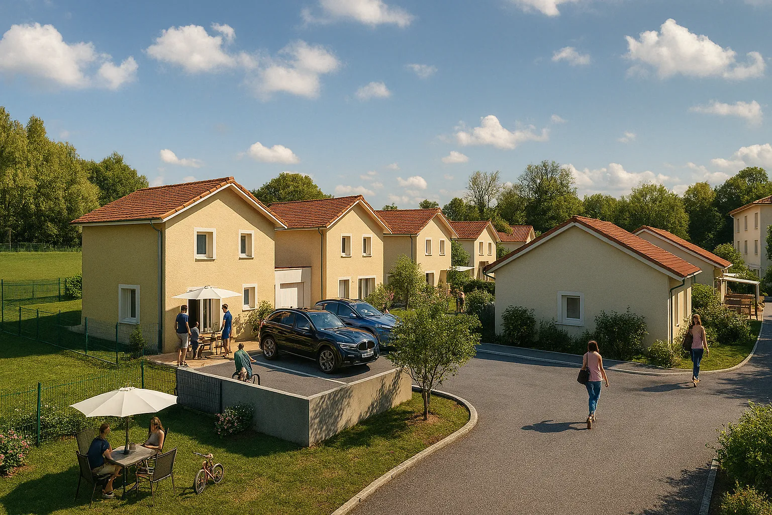 Belle maison en VEFA à Chirens avec 3 chambres, garage et emplacement privilégié 