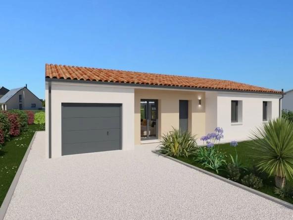 Maison neuve Corfou 101 m² à Scorbe-Clairvaux - Confort et élégance