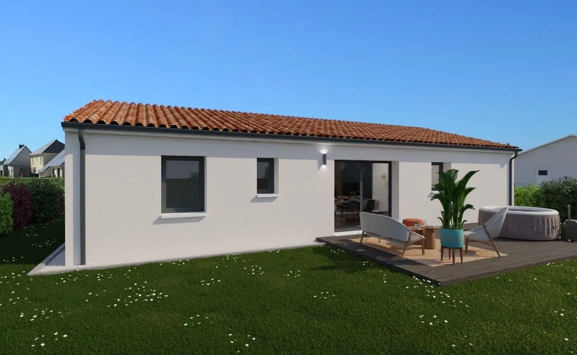 Maison neuve Corfou 101 m² à Scorbe-Clairvaux - Confort et élégance 