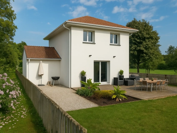 Maison neuve 100 m² à Beaucroissant avec jardin et conformité RE 2020 - Opportunité à saisir