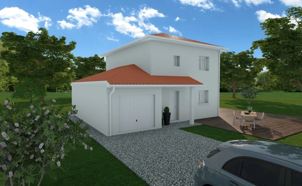 Maison neuve 100 m² à Beaucroissant avec jardin et conformité RE 2020 - Opportunité à saisir 