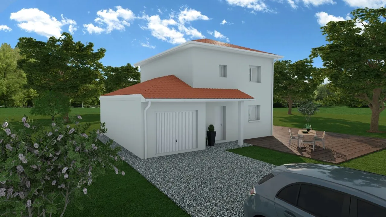 Maison neuve 100 m² à Beaucroissant avec jardin et conformité RE 2020 - Opportunité à saisir 