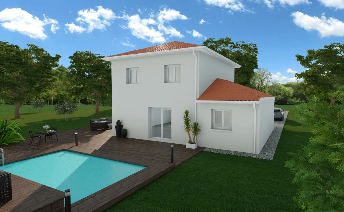 Maison neuve 100 m² à Beaucroissant avec jardin et conformité RE 2020 - Opportunité à saisir 