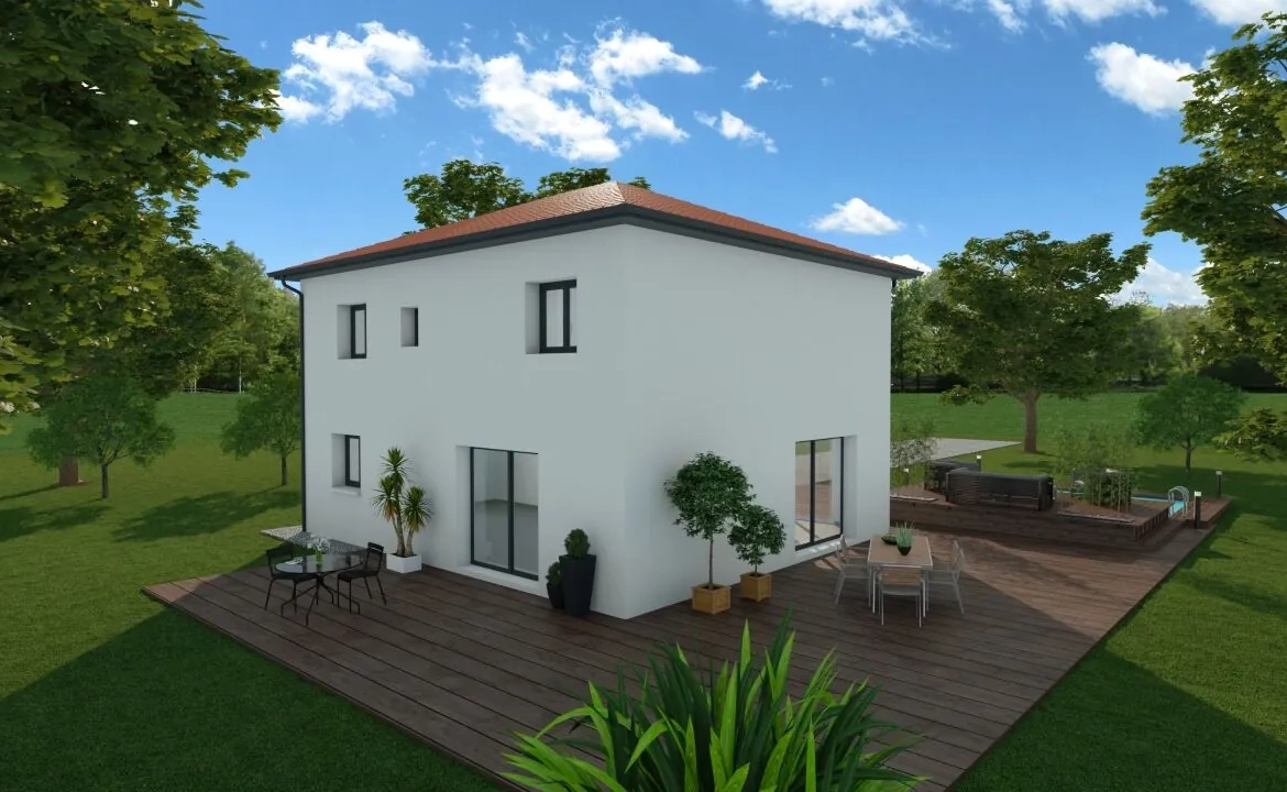 Maison neuve 100 m² à Beaucroissant avec jardin et conformité RE 2020 - Opportunité à saisir 