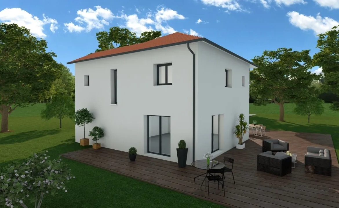Maison neuve de 90 m² avec jardin à Brens – Construction écologique RE 2020 
