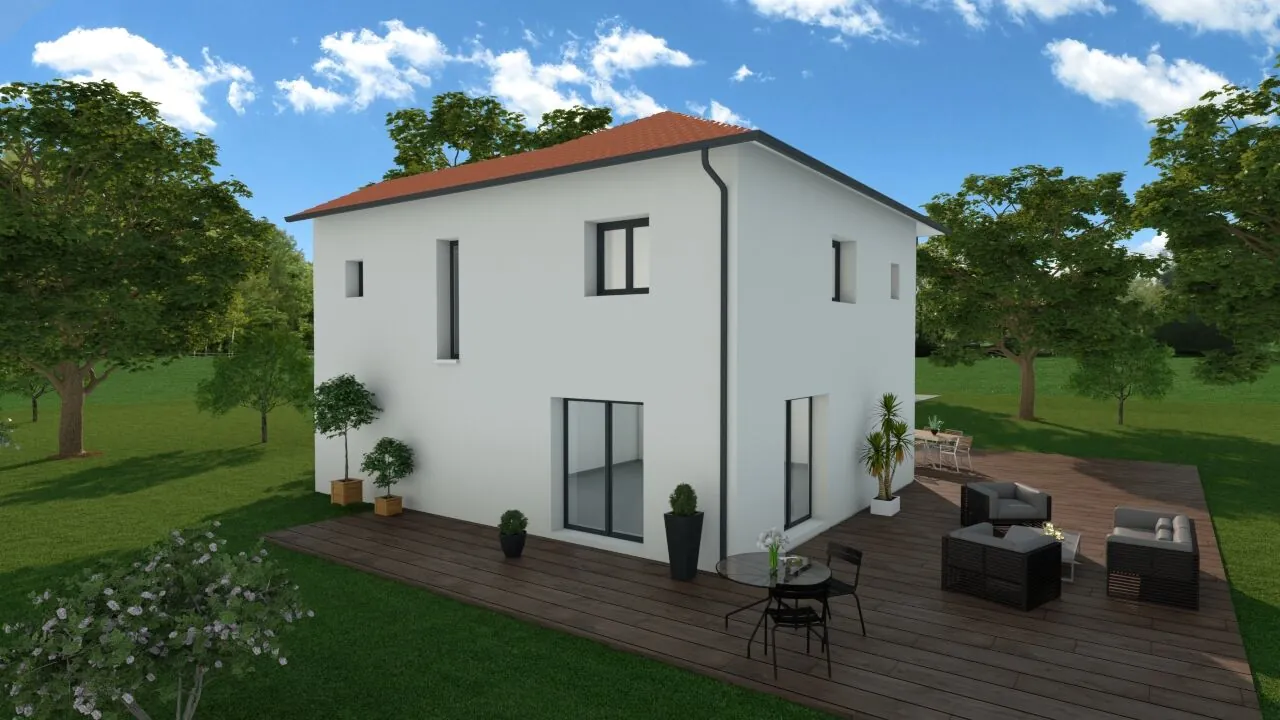 Maison neuve de 90 m² avec jardin à Brens – Construction écologique RE 2020 