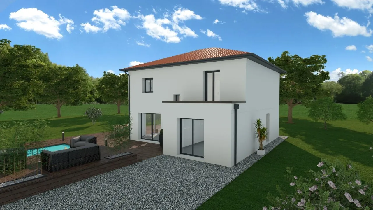 Maison neuve de 90 m² à Pontcharra avec 3 chambres et garage 