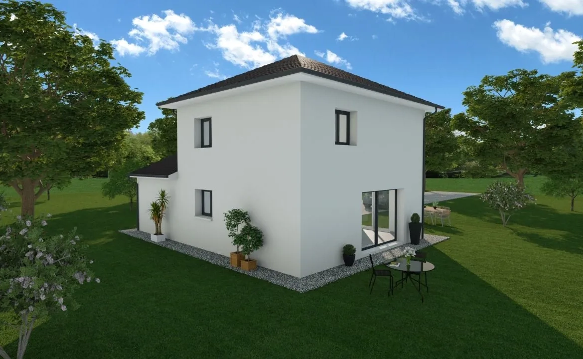 Maison neuve de 90 m² à Pontcharra avec 3 chambres et garage 