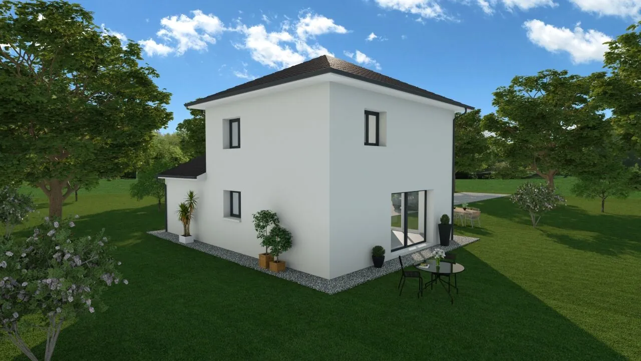 Maison neuve de 90 m² à Pontcharra avec 3 chambres et garage 