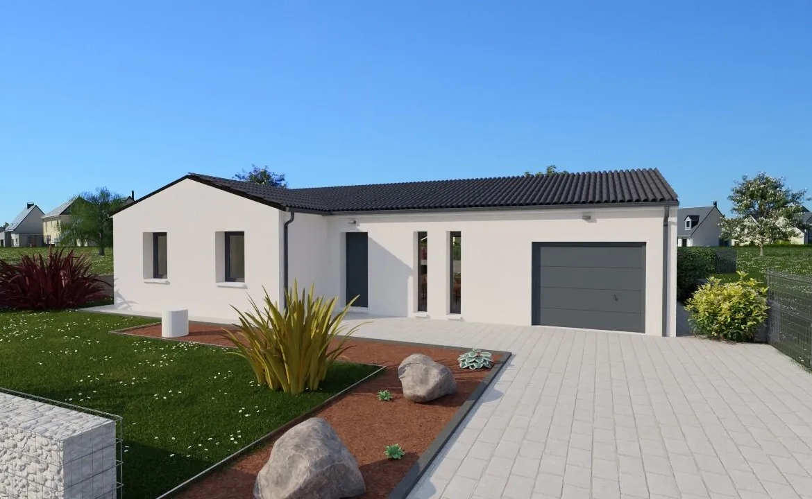 Maison moderne de 92 m² avec 3 chambres à Scorbé-Clairvaux 