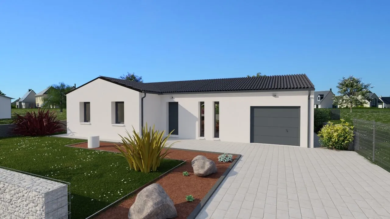 Maison moderne de 92 m² avec 3 chambres à Scorbé-Clairvaux 