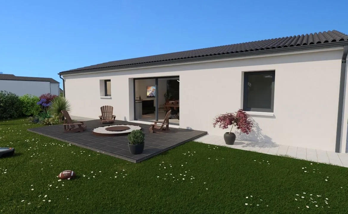 Maison moderne de 92 m² avec 3 chambres à Scorbé-Clairvaux 