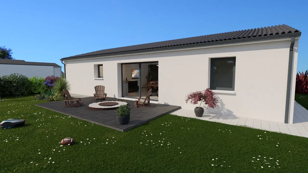 Maison moderne de 92 m² avec 3 chambres à Scorbé-Clairvaux 