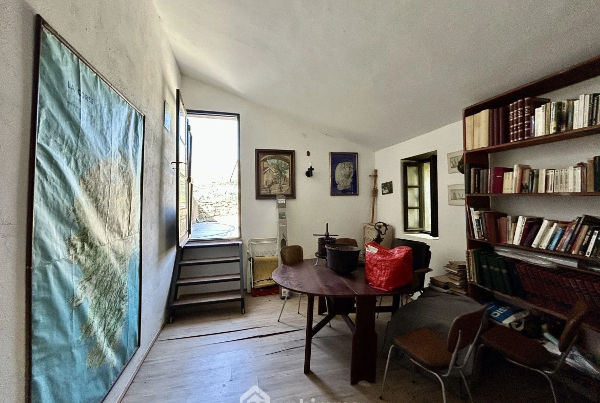 Maison de village à Bigorno avec terrasse et vue panoramique en Corse 
