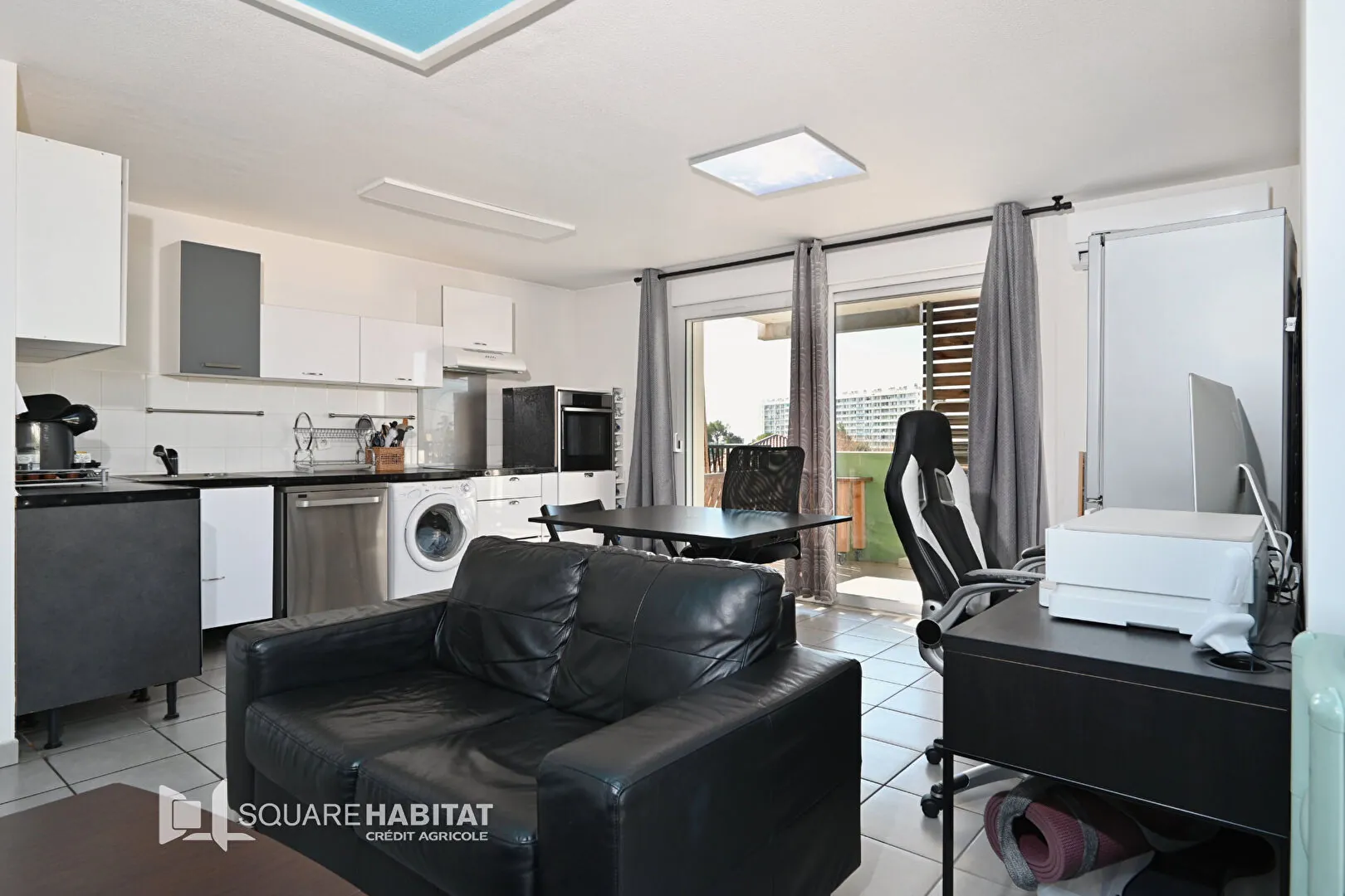 Appartement 3 pièces avec vue mer et Notre-Dame de la Garde à Marseille 