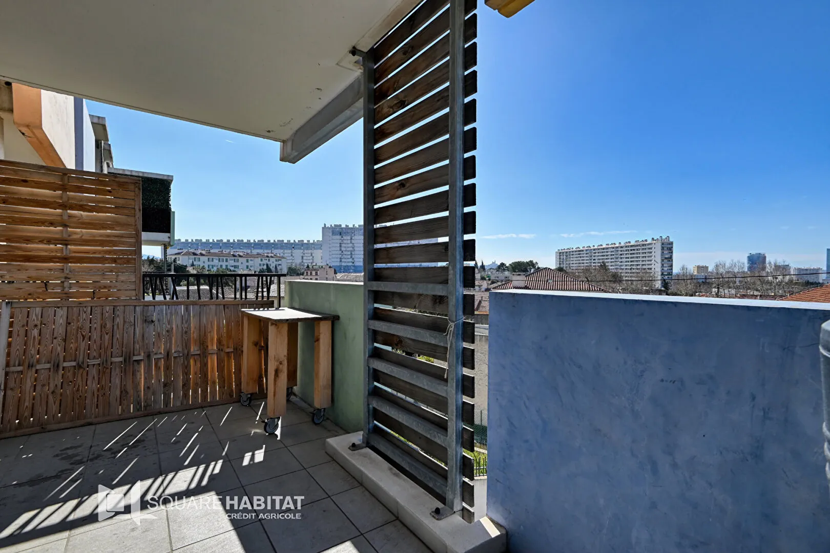 Appartement 3 pièces avec vue mer et Notre-Dame de la Garde à Marseille 