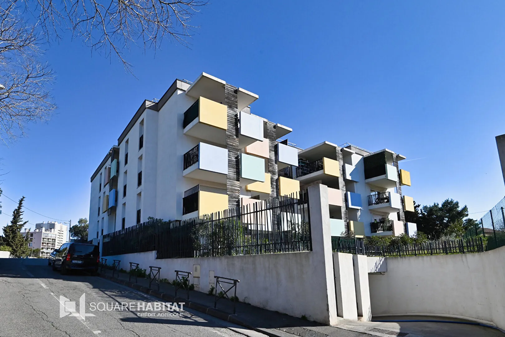 Appartement 3 pièces avec vue mer et Notre-Dame de la Garde à Marseille 