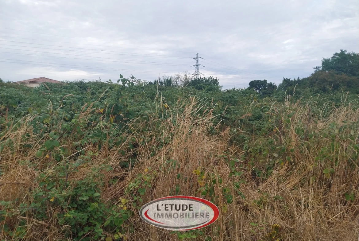 Terrain constructible de 474 m² à Sainte-Pazanne, au cœur du village 