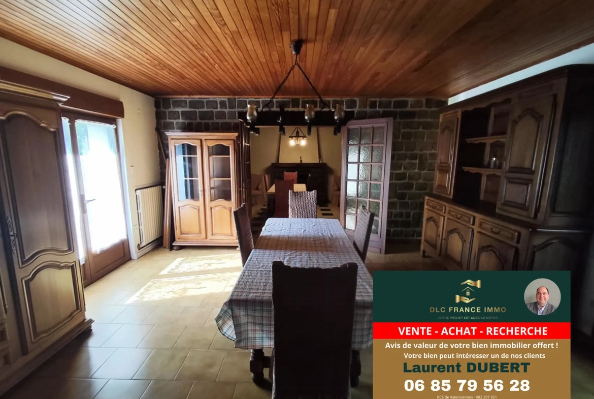 Maison à vendre à Wallers avec 3 chambres et grand potentiel de rénovation 