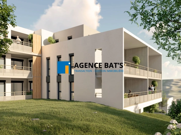 Appartement T3 neuf avec terrasse de 11 m² à Saint-Genest-Lerpt