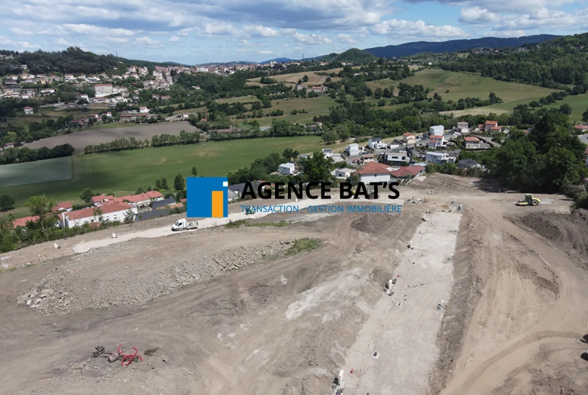 Appartement T3 neuf avec terrasse de 11 m² à Saint-Genest-Lerpt 